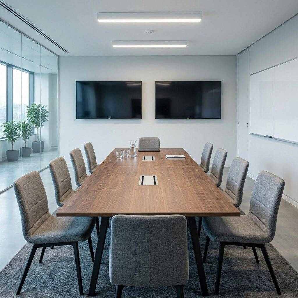 客户接待组碰到餐饮配送集中到达该如何排定写字楼办公视频会议隔音的处置次序